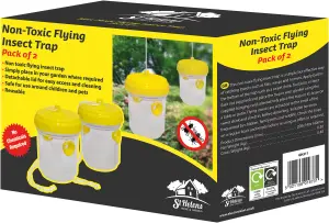 Flying Insect Fly Wasp Mosquito & Hornets Killer Catcher Bait Trap NO CHEMICALS