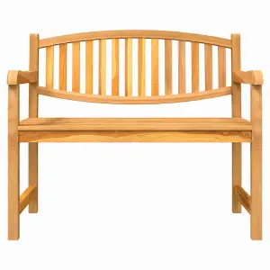 Berkfield Garden Bench 114x59x87 cm Solid Teak Wood