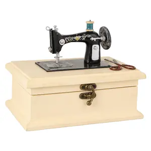 Vintage Style Sewing Machine Storage Box Gift