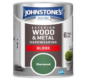 Johnstone's Exterior Hardwearing Gloss Paint Sherwood - 750ml