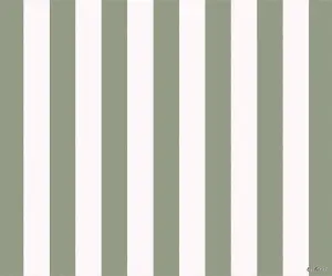 Cath Kidston Stripe Glass Splashback - Green (900x750mm)