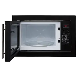 Black Integrated Microwave Oven, Built-in 900W 25L, Digital Display- SIA BIM25BL