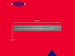 Maun 1774-300 Metric Metal Safety Rule 300mm MAU1774300