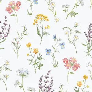 Galerie Spring Blossom Multi-Coloured Wallpaper