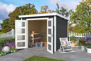 Lasita Osland Zambezi 4 Log Cabin - 2.5m x 2.5m - Storage Shed