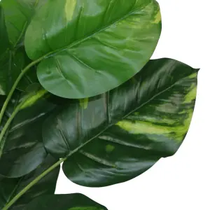 60cm Leaf Design UK Realistic Large Artificial Foliage Plant with Pot