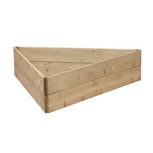 Greena Triangular Raised Bed 30 cm High, 120cm each side