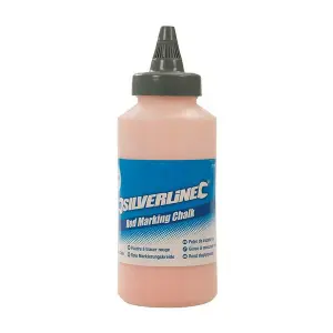 Silverline (CB63R) Red Marking Chalk 250g