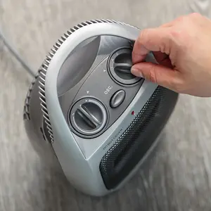 TOUGH MASTER Mini Ceramic Fan Heater Oscillating 1500W 50 Hz- Ceramic Space Heater with thermostat - Portable