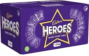 Cadbury Heroes Chocolate Bulk 2 Kg Sharing Box