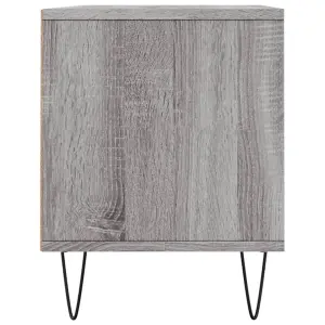 Berkfield TV Cabinet Grey Sonoma 100x34.5x44.5 cm Engineered Wood