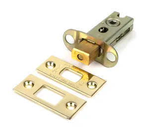 From The Anvil Polished Brass 2 1/2" Heavy Duty Tubular Deadbolt