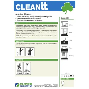 Clover Chemicals CleanIT Interior Cleaner 5l