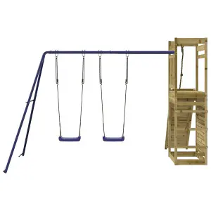 Berkfield Outdoor Playset Impregnated Wood Pine