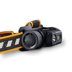 Fenix HM70R, USB-C Rechargeable Work / Caving Head Torch - 1600 lm - 186m Beam - Rugged for Tough Environments - IP68 Waterproof