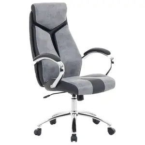 Beliani Industrial Office Chair Grey FORMULA