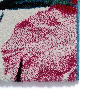 Multi Floral Luxurious Modern Handmade Rug for Living Room Bedroom and Dining Room-80cm X 150cm