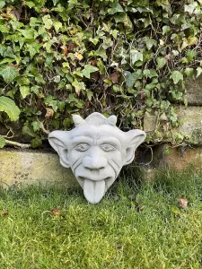 Stone Cast Gargoyle Wall Plaque