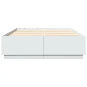 Berkfield Bed Frame without Mattress White 160x200 cm