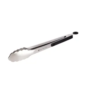 MasterClass Deluxe Stainless Steel 30cm Food Tongs