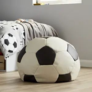 Football Bean bag, Black & white