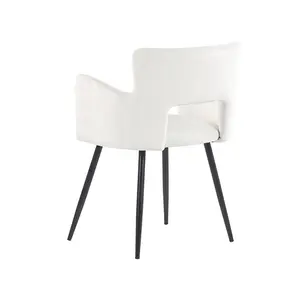 Kirssy Upholstered Dining Chair White