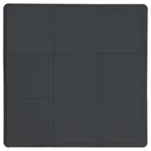 Nicoman Modular Portable Floor Tiles 46cm x 46cm - Black (Pack of 9 tiles)