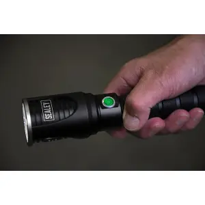 Sealey Rechargeable Aluminium Torch 10W SMD LED Adjustable Focus LED4492