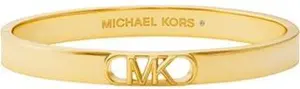 Michael Kors Ladies' MK Gold Tone Stainless Steel Bangle