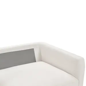 3 Seater Fabric Sofa Off-White SIGTUNA