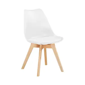 Croxley Solid Wood Dining Chair (Set of 2) White