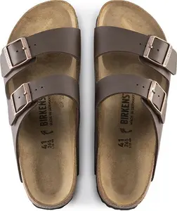 BIRKENSTOCK Two-Strap Sandals Arizona Birko-Flor Dark Brown Size 7 For Men & Women