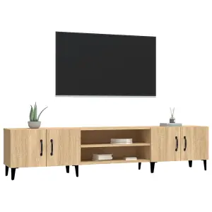 Berkfield TV Cabinet Sonoma Oak 180x31.5x40 cm Engineered Wood