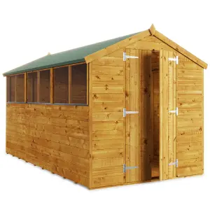 BillyOh Master Tongue and Groove Apex Wooden Shed - 12x6 - Windowed