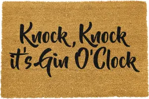 Knock Knock It's O'Clock Doormat