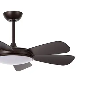 Luminosa Mode 6 Blade DC LED Ceiling Fan 24W CCT Black