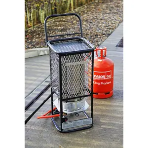 Industrial Propane Heater - 125000 Btu/Hr Space Warmer - Heavy Duty Frame