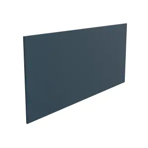 Kitchen Kit Breakfast Bar Back Panel 2100mm Shaker - Ultra Matt Indigo Blue