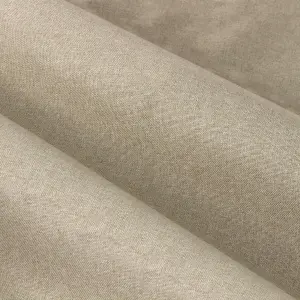 furn. Dawn 100% Blackout Thermal Natural Pencil Pleat Curtains, 229 x 137cm