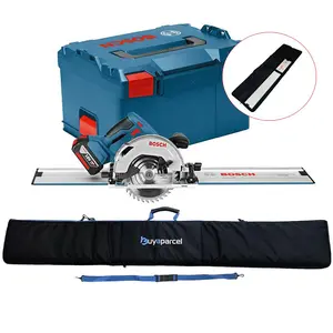 Bosch 18v GKS 18V-57 G 165mm Cordless Circular Saw Lboxx 0.8m Guide Rail + Bag