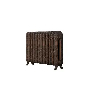 Arroll Daisy Cast iron Bronze 12 Column Radiator, (W)814mm x (H)597mm