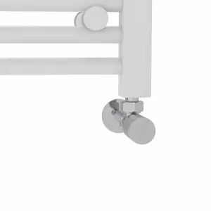 Rinse Straight Bathroom Heated Towel Rail Ladder Radiator White 1800x600mm