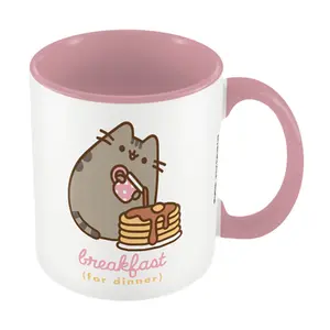 Pusheen Breakfast Contrast Mug Pink/White (One Size)