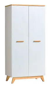 Sven SV1 Hinged Wardrobe - Spacious Storage in Anderson Pine, H1850mm W850mm D520mm