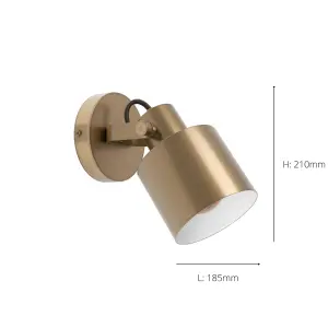 EGLO SOUTHERY Gold steel spotlight