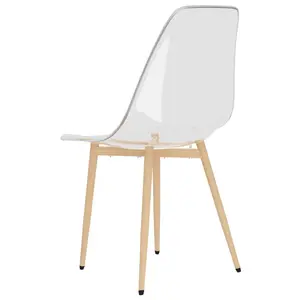 Aylesbury Dining Chair (Set of 2) Transparent / Light Brown