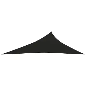 Berkfield Sunshade Sail 160 g/m2 Black 3x4x5 m HDPE