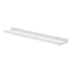 Shelf Depot White Border Floating Shelf (L)600mm (D)90mm