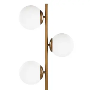 Beliani Modern Metal Floor Lamp Gold WADI