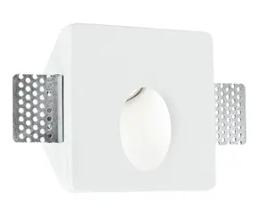 Luminosa ARIEL Recessed Wall Light White 10x10x5cm